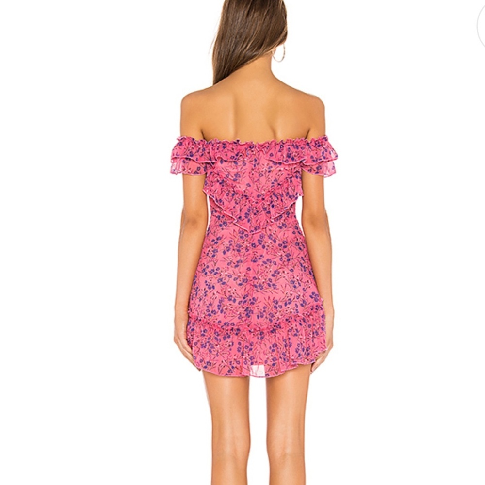NEW Majorelle Grace Dress Floral Pink x Revolve - Picture 5 of 8